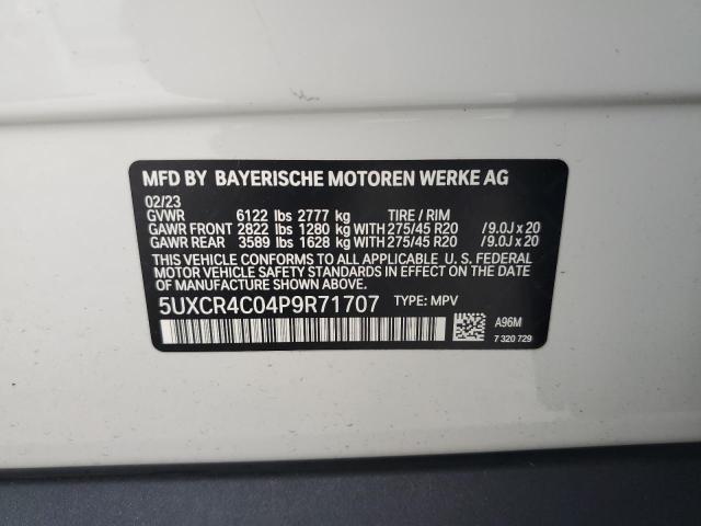 5UXCR4C04P9R71707 BMW X5 Sdrive 40i