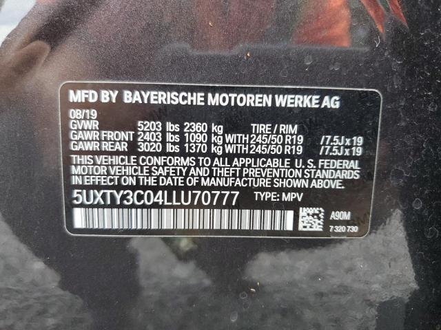 5UXTY3C04LLU70777 2020 BMW X3, photo no. 14