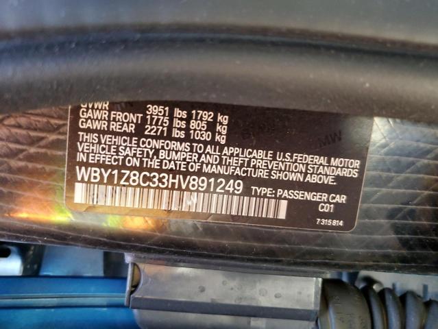 WBY1Z8C33HV891249 2017 BMW I3 Rex