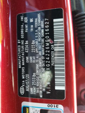5XXG24J26MG016627 KIA K5 LX