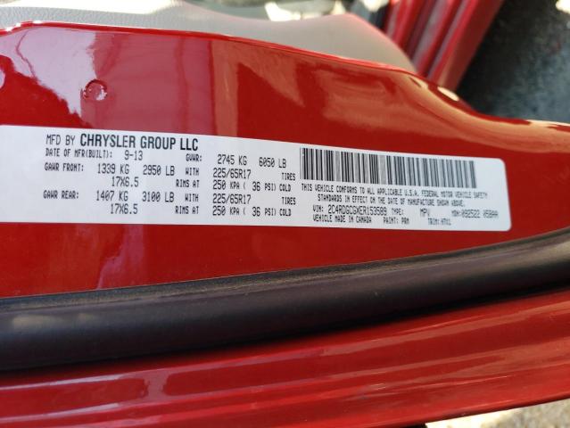 2C4RDGCGXER153589 Dodge Grand Caravan Sxt