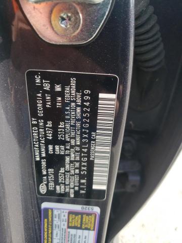 5XXGT4L3XJG252499 KIA Optima Lx