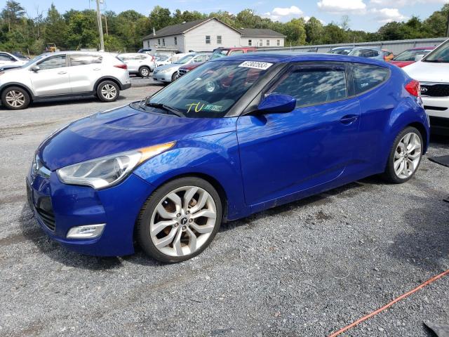 VIN: KMHTC6AD0CU061656 Auction: COPART Lot: 67302553 Location: PA - YORK HAVEN KMHTC6AD0CU061656 HYUNDAI VELOSTER 2012 BLUE Photo 1