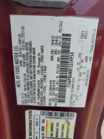 1FA6P8AM8F5354954 Ford MUSTANG