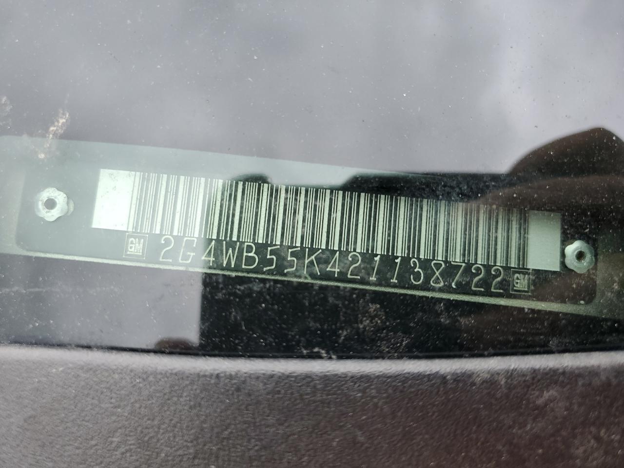 2G4WB55K421138722 2002 Buick Regal Ls