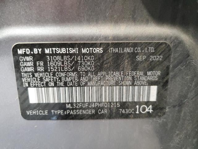 ML32FUFJ4PHF01215 Mitsubishi Mirage G4 Es
