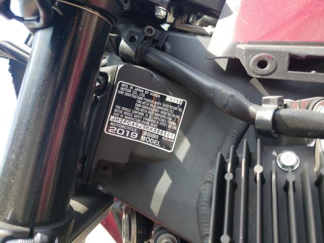 2019 HONDA CBR600 RA - JH2PC40J5KK500501