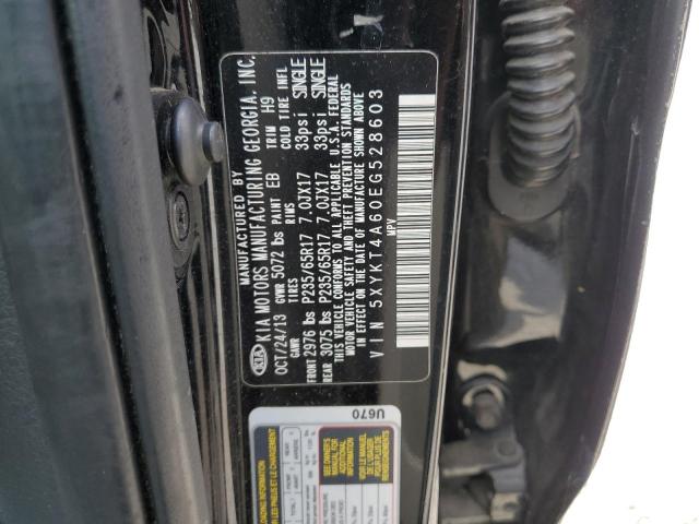 5XYKT4A60EG528603 KIA SORENTO LX