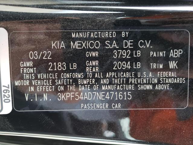 3KPF54AD7NE471615 Kia Forte GT L 12