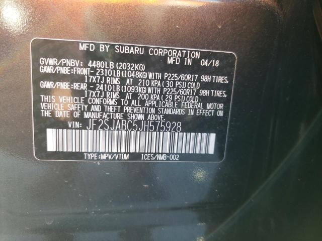 JF2SJABC5JH575928 Subaru Forester 2.5i