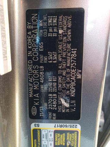 KNDPBCAC0E7577841 KIA Sportage Lx