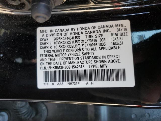 2HKRM3H30GH542613 Honda CR-V LX