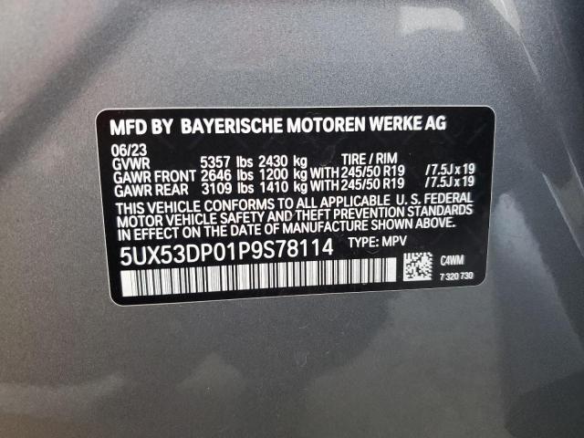 5UX53DP01P9S78114 2023 BMW X3 - Image 13