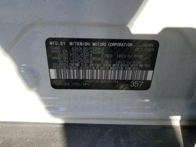 2021 MITSUBISHI OUTLANDER - JA4APUAU9MU005764