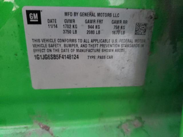 2015 CHEVROLET SONIC RS - 1G1JG6SB5F4148124