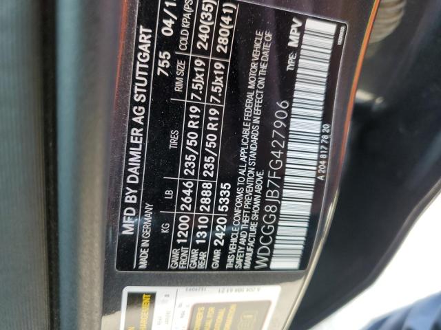 2015 MERCEDES-BENZ GLK 350 4M - WDCGG8JB7FG427906
