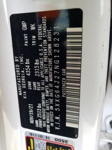 5XXG64J27NG128231 KIA K5 GT LINE
