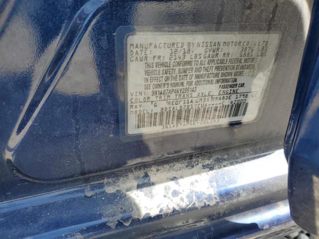 3N1AB7AP4KY286143 Nissan SENTRA S