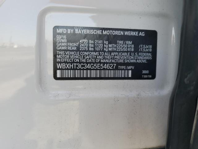 WBXHT3C34G5E54627 BMW X1 Xdrive28i