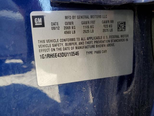 VIN 1G1RH6E43DU110546 2013 Chevrolet Volt no.12