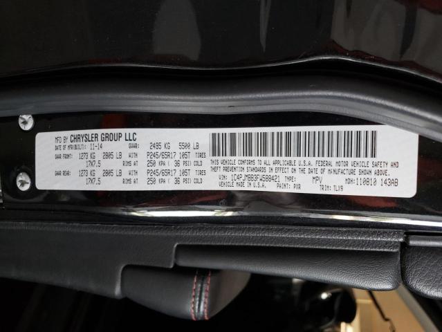 1C4PJMBB3FW588421 Jeep Cherokee Trailhawk