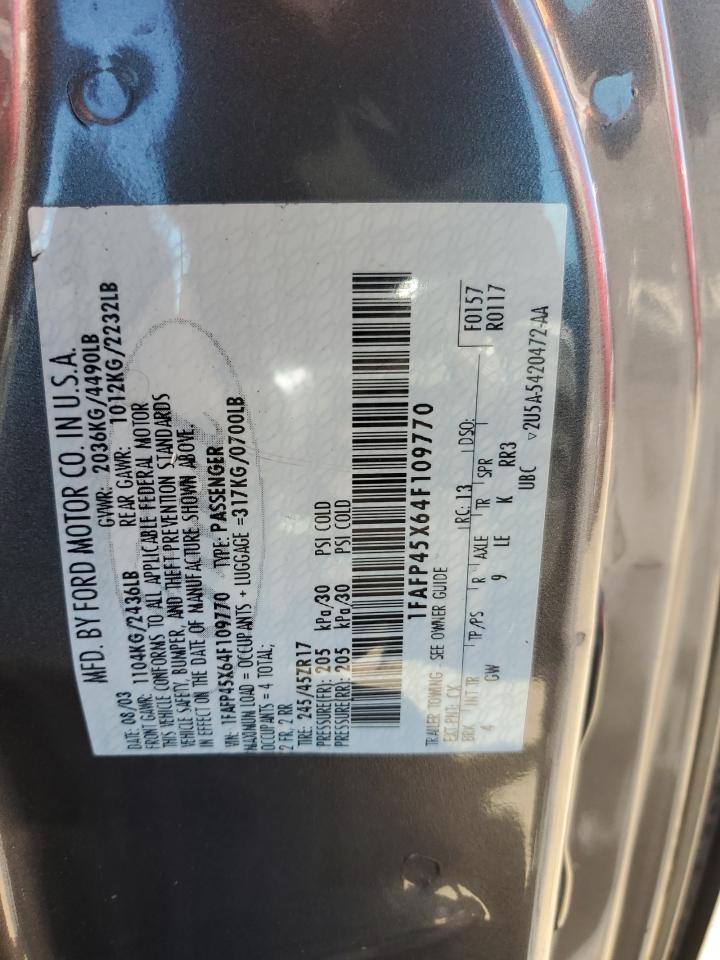 1FAFP45X64F109770 2004 Ford Mustang Gt 1FAFP45X64F109770 2004 Ford Mustang Gt