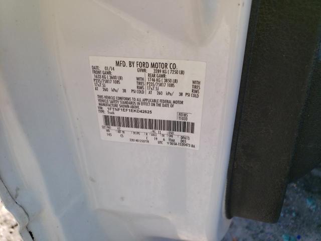 1FTNF1EF1EKD42625 Ford F150