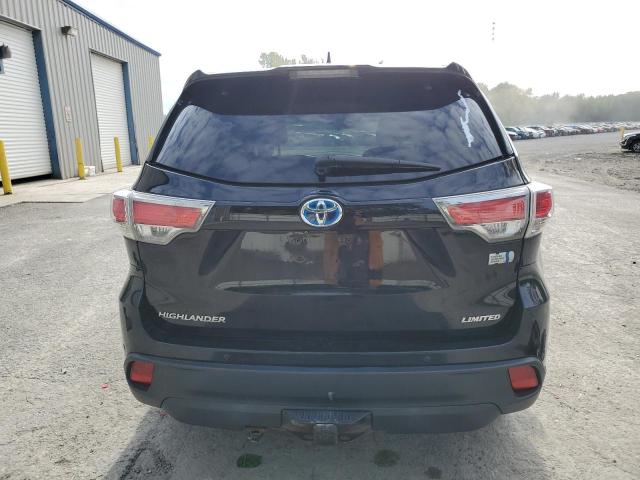 VIN 5TDDCRFHXFS009529 2015 Toyota Highlander, Hybri... no.6