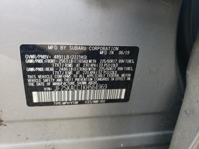 JF2SKACC1KH564969 Subaru Forester