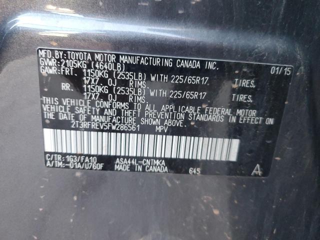 2015 TOYOTA RAV4 XLE - 2T3RFREV5FW286561