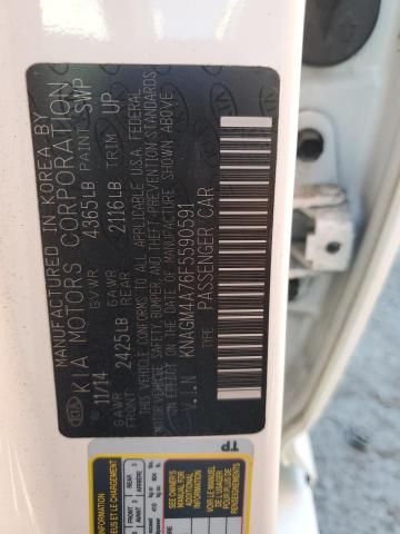 KNAGM4A76F5590591 KIA Optima Lx
