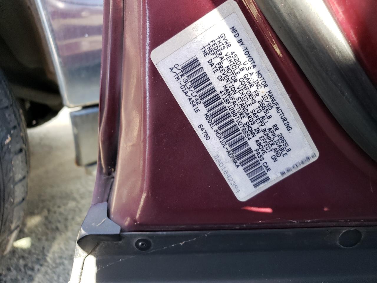 4T1BF12B8TU078854 1996 Toyota Avalon Xl