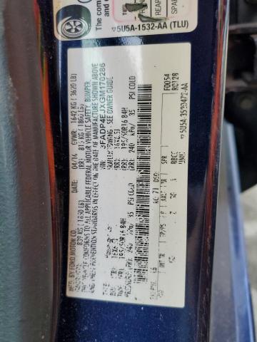 3FADP4EJXGM170286 Ford FIESTA SE