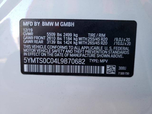 5YMTS0C04L9B70682 2020 BMW X3, photo no. 14
