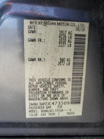 2018 NISSAN ALTIMA 2.5 - 1N4AL3AP2JC473509