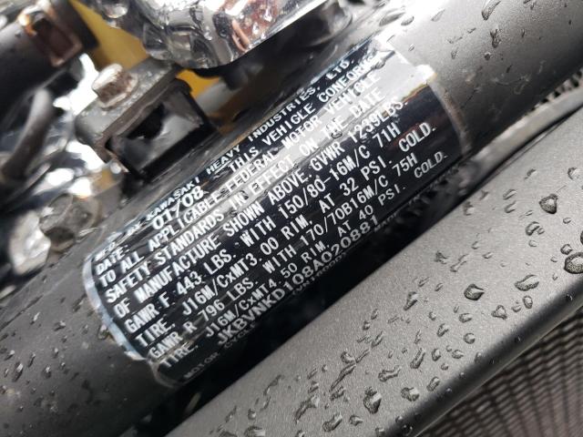 2008 KAWASAKI VN1600 D JKBVNKD108A020881