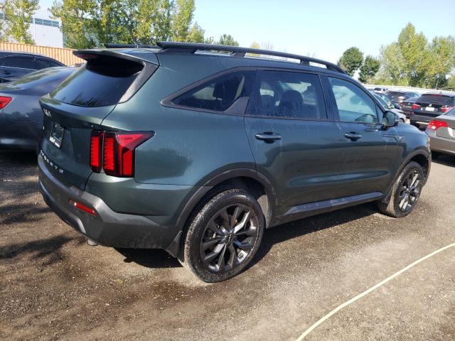 VIN: 5XYRGDLF3NG113632 Auction: COPART CANADA Lot: 68038873 Location: ONTARIO AUCTION 5XYRGDLF3NG113632 KIA SORENTO 2022 GREEN Photo 3