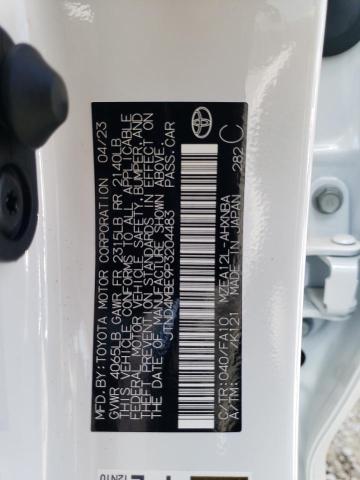 JTND4MBE9P3204483 Toyota COROLLA SE