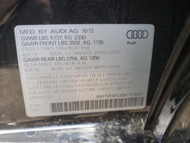 VIN WA1VFAFL9DA153563 2013 Audi A4, Prestige no.12