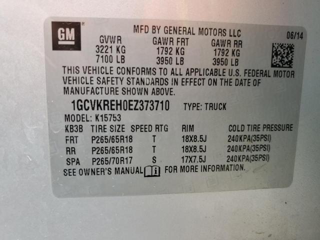 1GCVKREH0EZ373710 | 2014 CHEVROLET SILVERADO