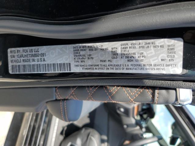 1C4RJHET3N8501091 Jeep Grand Cherokee Summit