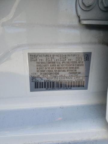 3N1AB8CV2MY218248 Nissan SENTRA SV
