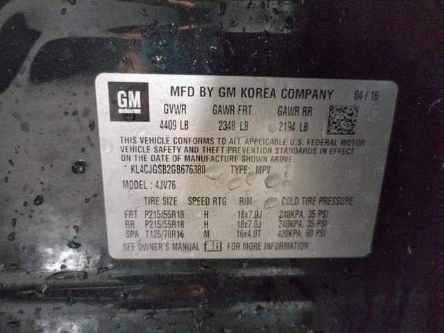 KL4CJGSB2GB676380 Buick Encore