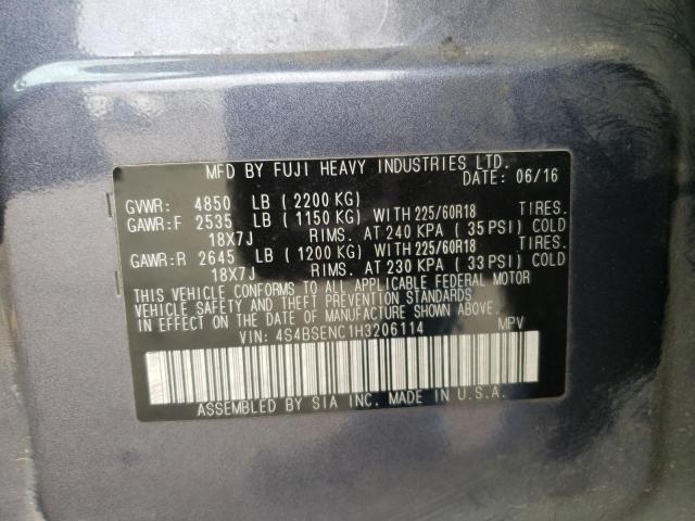 4S4BSENC1H3206114 Subaru Outback 3.6r Limited