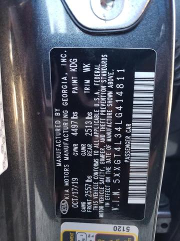 5XXGT4L34LG414811 KIA Optima Lx