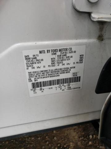 2FMTK4K87FBB90240 2015 FORD EDGE, photo no. 13