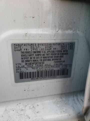 3N1AB7AP2HY334103 Nissan SENTRA S