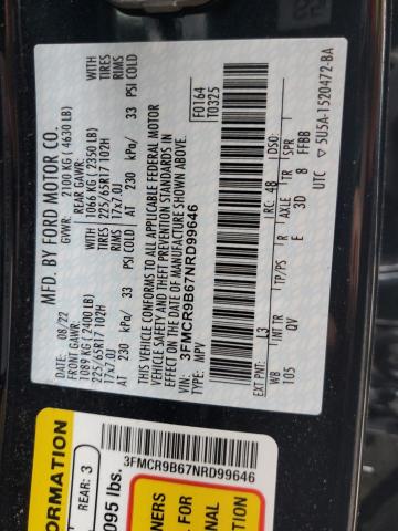 3FMCR9B67NRD99646 Ford Bronco Sport Big Bend