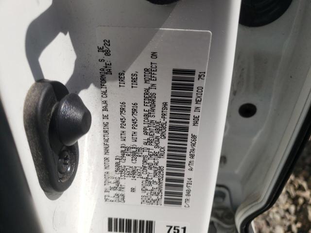 3TMCZ5ANXNM522505 Toyota Tacoma Double Cab