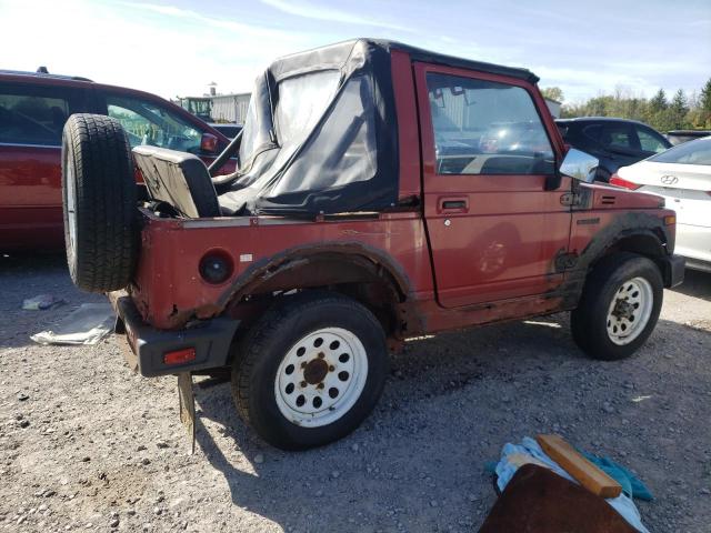 SUZUKI SAMURAI 1988 red  gas JS4JC51C7J4262008 photo #4